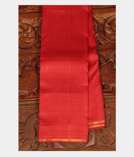 Red Handwoven Kanjivaram Silk Saree T230672-image
