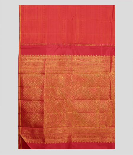 Red Handwoven Kanjivaram Silk Saree T2306724