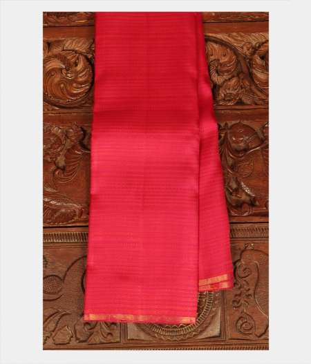 Pink Handwoven Kanjivaram Silk Saree T230705-image