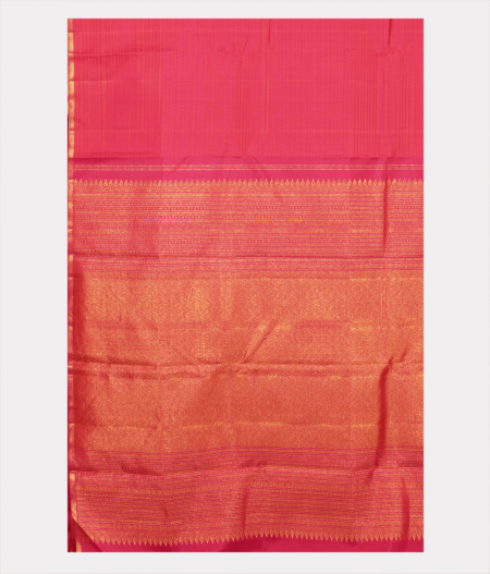 Pink Handwoven Kanjivaram Silk Saree T2307054