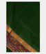 Green Handpainted Kalamkari Soft Silk Saree T2290731