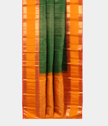 Green Handwoven Kanjivaram Silk Saree T2302172