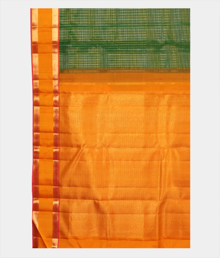 Green Handwoven Kanjivaram Silk Saree T2302174