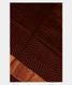 Brown Printed Raw Silk Saree T2315311
