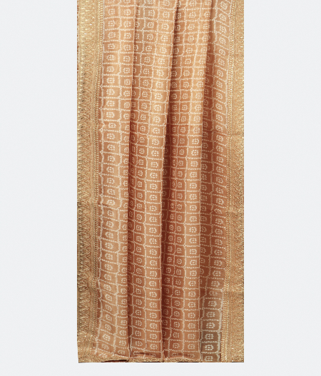 Beige Kora Organza Printed Saree T2322722