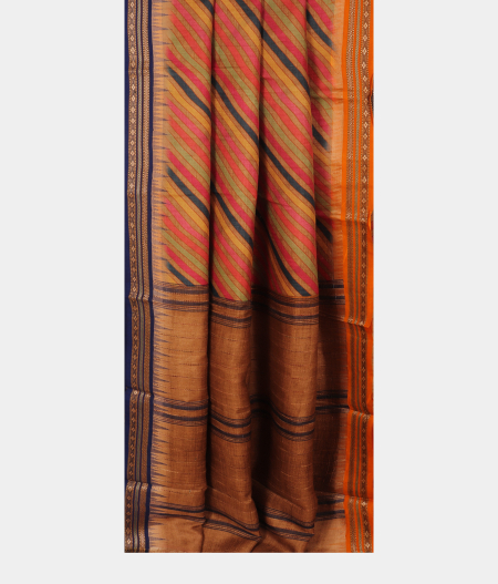 Multicolour Vidarbha Tussar Saree T2273502