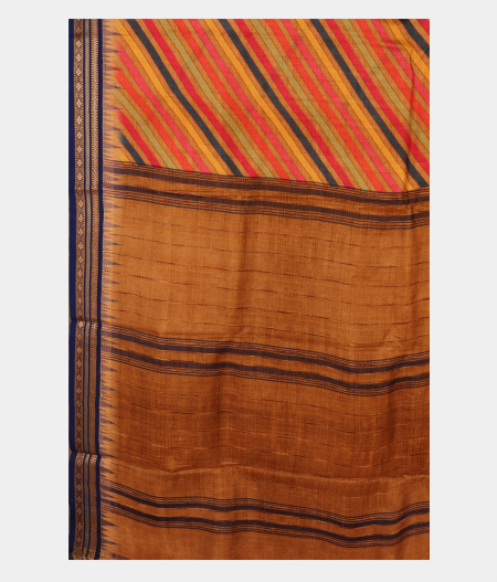 Multicolour Vidarbha Tussar Saree T2273504