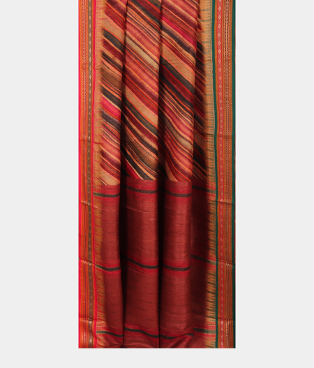 Multicolour Vidarbha Tussar Saree T2273472