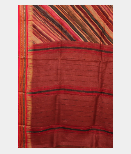 Multicolour Vidarbha Tussar Saree T2273474