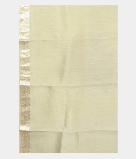 Grey Kora Organza Printed Saree T2326463