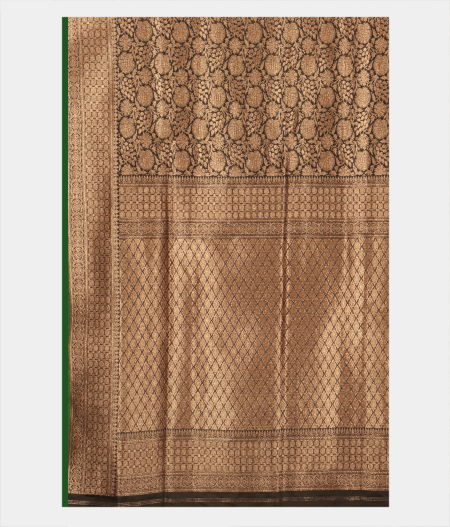 Black Banaras Silk Saree T2302574