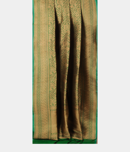 Green Banaras Silk Saree T2302482