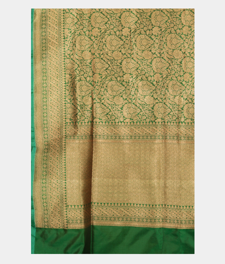 Green Banaras Silk Saree T2302484