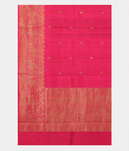 Pink Banaras Tussar Saree T2328604