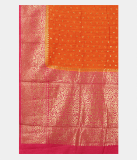 Rust Banaras Tussar Saree T2329424