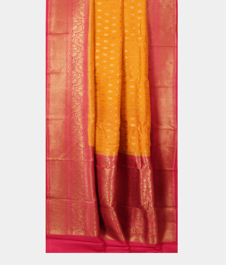 Yellow Banaras Tussar Saree T2329172