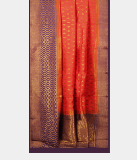 Red Banaras Tussar Saree T2329152
