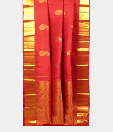Red Handwoven Kanjivaram Silk Saree T2306992