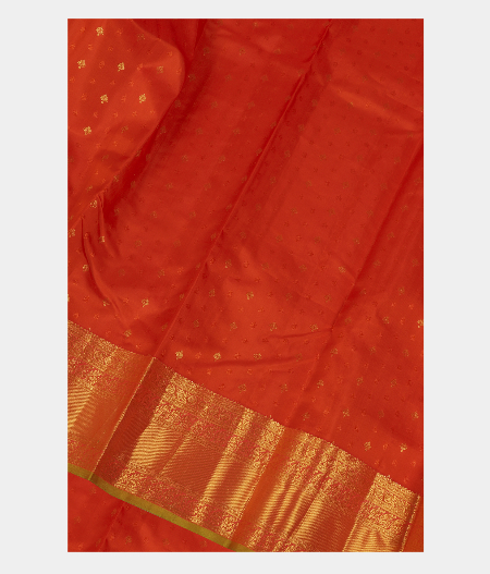 Orange Soft Silk Saree T227784-image