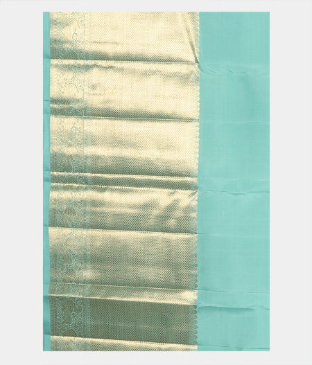 Blue Handwoven Kanjivaram Silk Saree T2317863