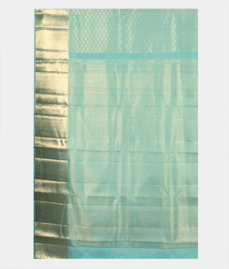 Blue Handwoven Kanjivaram Silk Saree T2317864