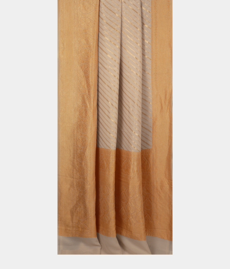 Off-White Banarasi Georgette Silk Saree T2141102