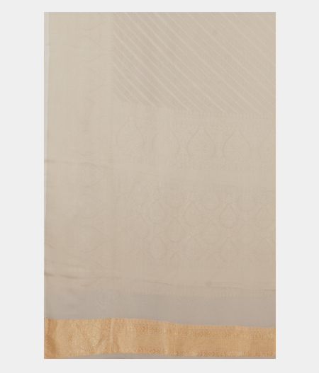 Off-White Banarasi Georgette Silk Saree T2141103