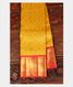 Greenish Yellow Handwoven Kanjivaram Silk Saree T2318101
