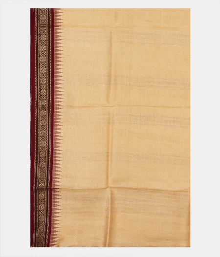 Beige Vidarbha Tussar Saree T2051883