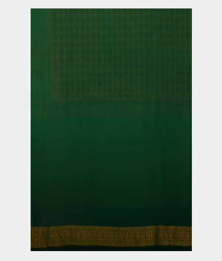 Magenta Banarasi Georgette Silk Saree T2342324