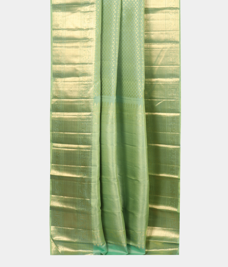 Green Handwoven Kanjivaram Silk Saree T2312242