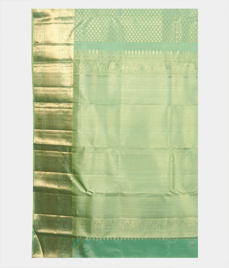 Green Handwoven Kanjivaram Silk Saree T2312244