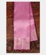 Pinkish Lavender Handwoven Kanjivaram Silk Saree T2311191