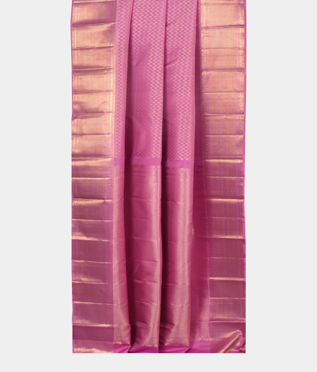 Pinkish Lavender Handwoven Kanjivaram Silk Saree T2311192