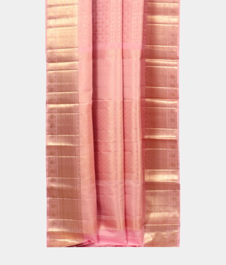 Light Pink Handwoven Kanjivaram Silk Saree T2317072