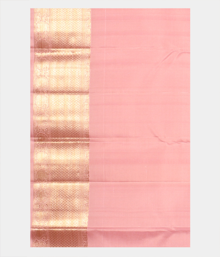 Light Pink Handwoven Kanjivaram Silk Saree T2317073