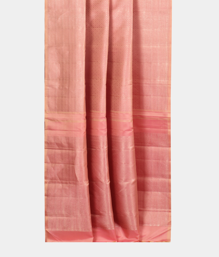 Light Salmon Pink Handwoven Kanjvaram Silk Saree T2298132