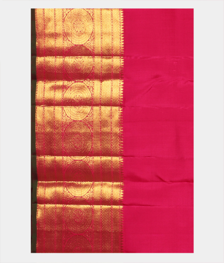 Pink Handwoven Kanjivaram Silk Saree T2317453