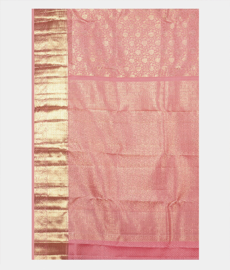 Light Pink  Handwoven Kanjivaram Silk SareeT2317584