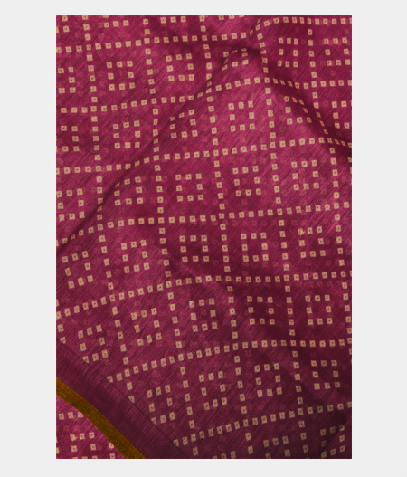 Purple Pink Linen Printed Saree T233336-image