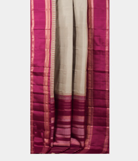 Grey Handwoven Kanjivaram Silk Saree T2304722