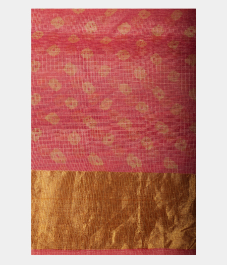 White Silk Embroidery Kota Saree  T2322253