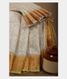 White Silk Embroidery Kota Saree  T2322311