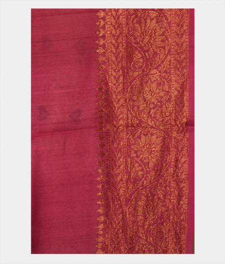 Pink Tussar Printed Saree T2286503