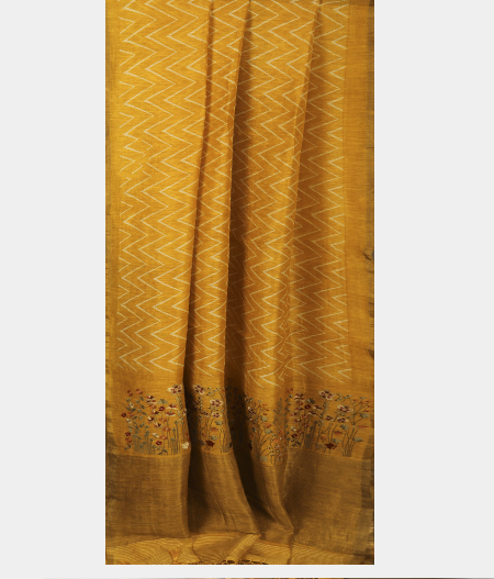 yellow-linen-printed-saree-t233319-t233319-b