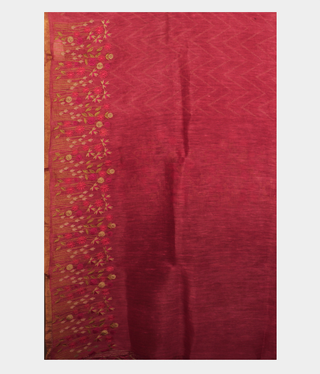 pinkish-red-linen-printed-saree-t233320-t233320-c