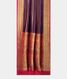 Purple Banarasi Georgette Silk Saree with Paithani Border T2342213