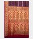 Purple Banarasi Georgette Silk Saree with Paithani Border T2342215