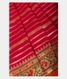 Magenta Banarasi Georgette Silk Saree with Paithani Border T2342232