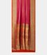 Magenta Banarasi Georgette Silk Saree with Paithani Border T2342233